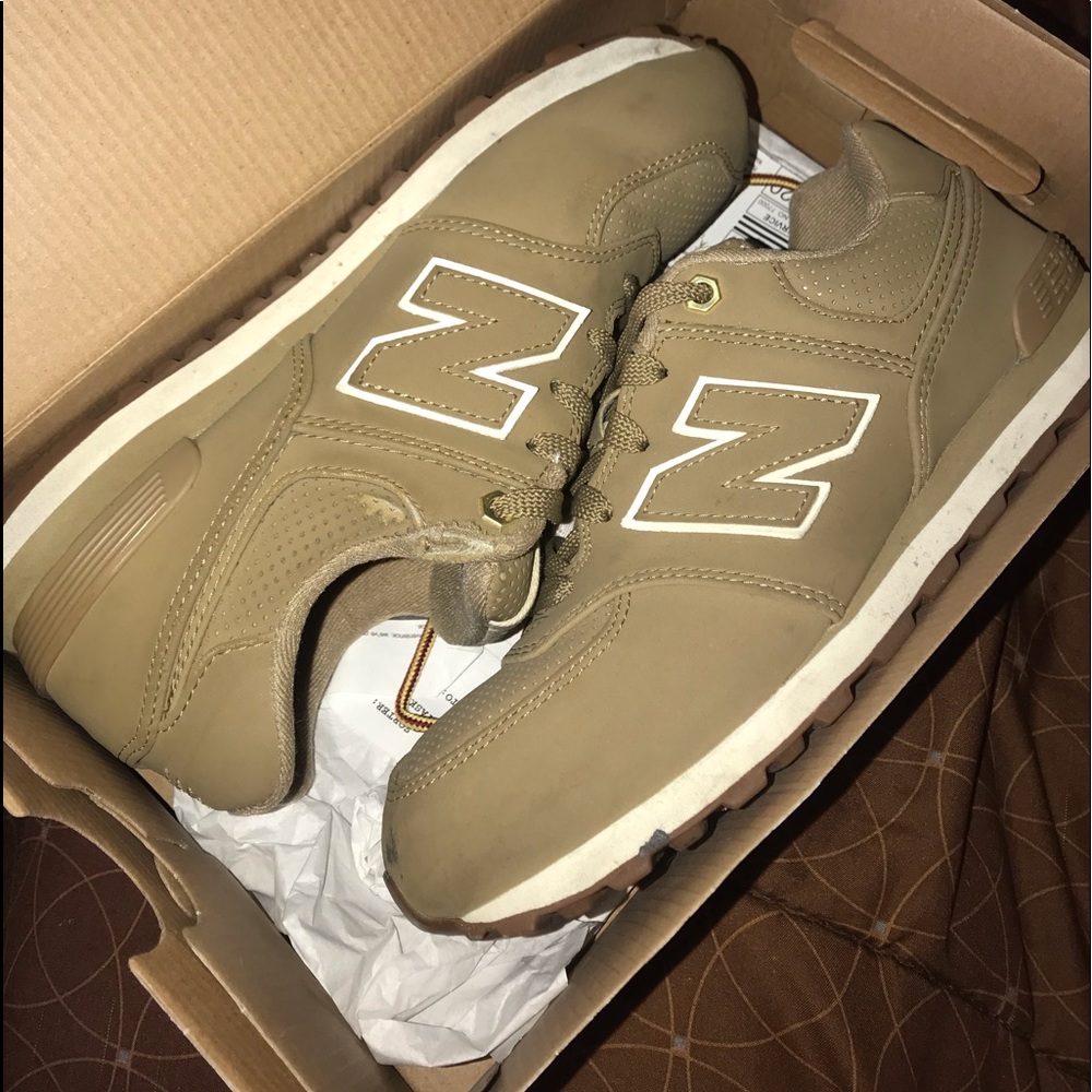 New Balance 574 Nude Sneakers Size 6